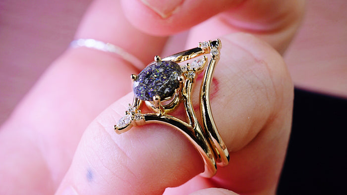 Cremation ash keepsake jewellery