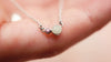 Dainty birthstone necklace