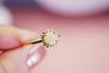 Amour Maternel ring solid gold or sterling silver