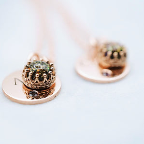6mm Smooth Crown pendant