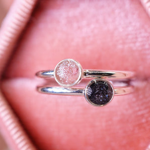 Solid Keepsake stacking rings