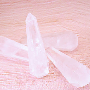 Clear Quartz crystal ring holder