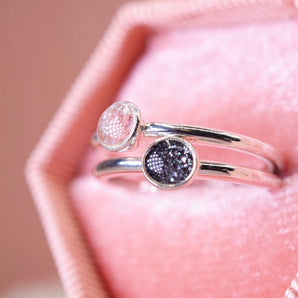 Solid Keepsake stacking rings