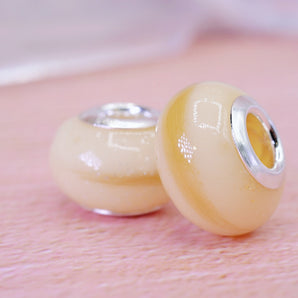 Breastmilk & curl keepsake bead