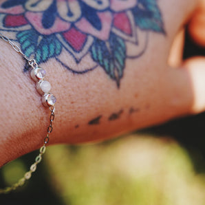 Tertia bracelet in Sterling silver