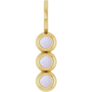 Tertia pendant in solid gold