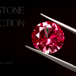 Cosmic Lotus band gemstone selection