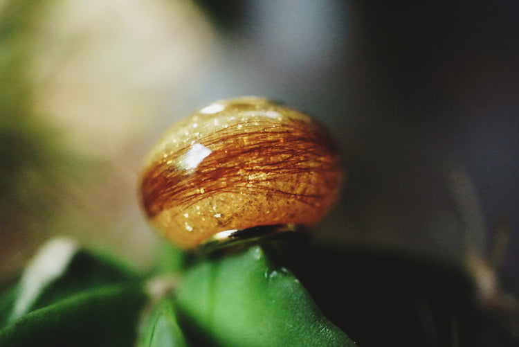 Loved one's curl keepsake bead