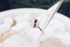 Entwined Hair & Milk ring in sterling silver or gold filled