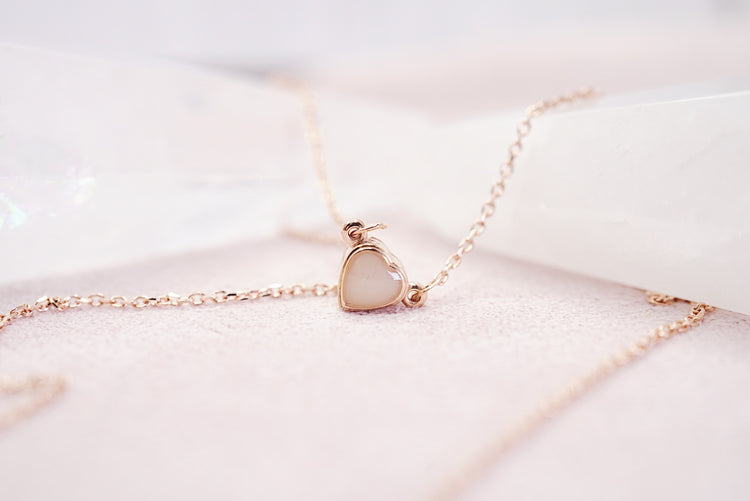 Petite heart necklace