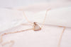 Petite heart necklace