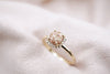 Amour Maternel ring solid gold or sterling silver