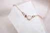 Dainty birthstone necklace