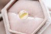 Entwined Hair & Milk ring in sterling silver or gold filled