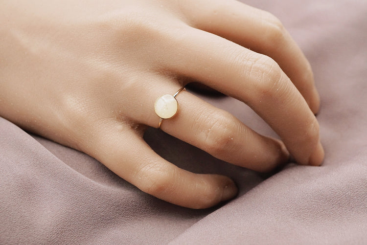 Mother's own milk ring in 14k yellow Gold filled
