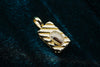 Masculine Ridged keepsake pendant