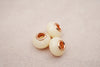 breast milk European bead with gold insert