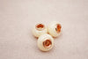 breast milk European bead with gold insert