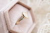 breast milk ring shows custom gemstones