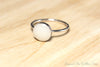Mother's own breastmilk ring in sterling silver