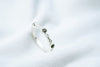3 stone cremation ashes ring with diamonds