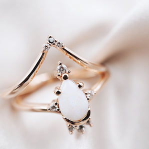 Waterlily Dream ring set