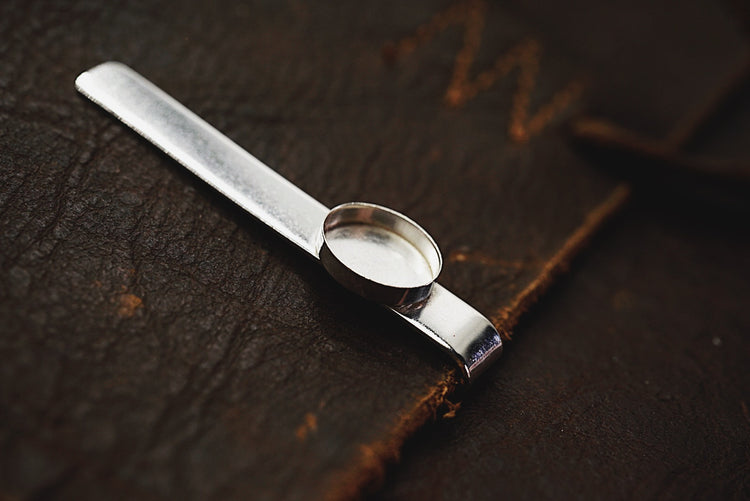 Sterling silver tie clip