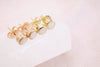 Ava keepsake studs solid gold