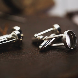 Sterling silver cufflinks
