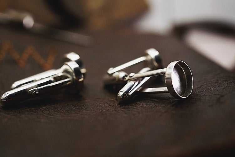 Sterling silver cufflinks