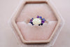 Camellia keepsake ring in solid 14k gold