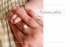 Amour Maternel ring solid gold or sterling silver
