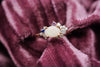 Camellia keepsake ring in solid 14k gold