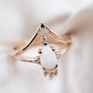Waterlily Dream ring set