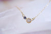 Dainty birthstone necklace